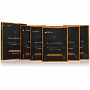 KORIKA Sada rozjasňujících plátýnkových masek Korean Heritage 5 × 25 g obraz