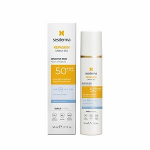 Sesderma Opalovací krém na obličej pro citlivou pleť SPF 50+ Repaskin Urban 365 (Sensitive Skin) 50 ml obraz