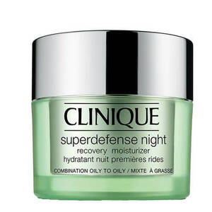 Clinique Noční hydratační krém pro smíšenou až mastnou pleť Superdefense (Night Recovery Moisturizer Combination To Oily Skin) 50 ml obraz