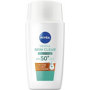 Nivea Denní UV fluid pro problematickou pleť Derma Skin Clear SPF 50+ (Daily UV Fluid) 40 ml obraz