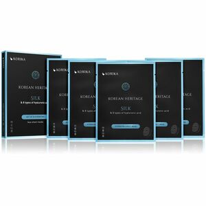 KORIKA Sada hydratačních plátýnkových masek s 8 typy kyseliny hyaluronové Korean Heritage 5 × 25 g obraz