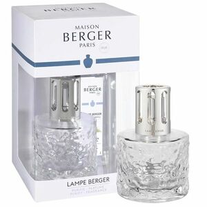 Maison Berger Paris Dárková sada katalytická lampa Mirage Transparent + náplň Pure White Tea 250 ml obraz