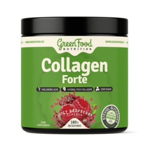 GreenFood Collagen Forte 180 g Juicy raspberry obraz