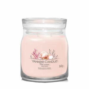 Yankee Candle Aromatická svíčka Signature sklo střední Pink Sands 368 g obraz