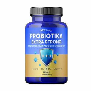 MOVit Energy Probiotika Extra strong 90 veganských kapslí obraz