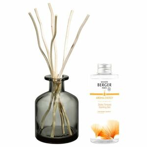 Maison Berger Paris Dárková sada Aroma Energy difuzér šedý + náplň Sparkling Zest 200 ml obraz