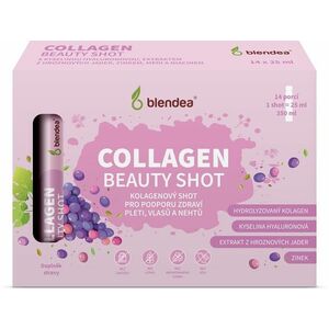 Blendea Collagen Beauty Shot s kyselinou hyaluronovou a zinkem 14 x 25 ml obraz