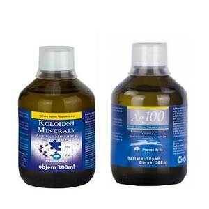 Pharma Activ Koloidní minerály 300 ml + Koloidní stříbro Ag100 (10ppm) 300 ml obraz