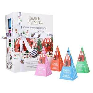 English Tea Shop Dárková kolekce Vánoční bílá BIO 12 pyramidek obraz