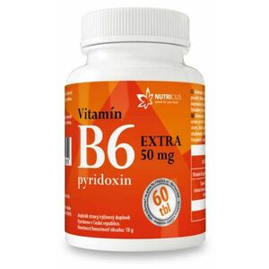 Nutricius Vitamín B6 EXTRA - pyridoxin 50 mg 60 tbl. obraz