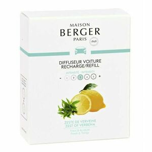 Maison Berger Paris Náhradní náplň do difuzéru do auta Zest of Verbena (Car Diffuser Recharge/Refill) 2 ks obraz