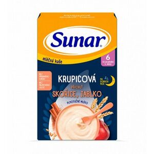 Sunar Mléčná kaše na dobrou noc krupicová skořicová s jablkem 210 g obraz