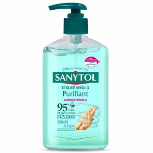 Tekute mydlo Sanytol 250ml Antibakterialni Purifiant pumpa obraz