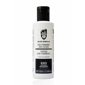 Slick Gorilla Semi Permanent Hair Colour barva na vlasy Black 100 ml obraz