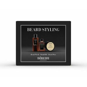 Noberu Beard Styling sada na vousy olej na vousy 30 ml + šampon na vousy 130 ml + balzám na vousy 50 ml dárková sada obraz