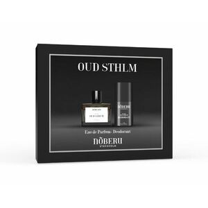 Noberu Oud Sthlm dárková sada parfémovaná voda pánská 50 ml + deodorant roll-on 75 ml dárková sada obraz