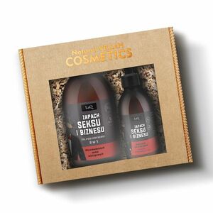 LaQ Sex & Business sprchový gel 500 ml + balzám po holení 150 ml sada obraz