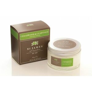 St James of London Cedarwood & Clarysage, krém na holení 150 ml obraz