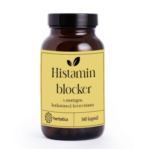 Histamin blocker s moringou, kurkumou a kvercetinem - 140 kapslí - Herbatica obraz