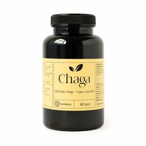 Čaga sibiřská - 60 veganských kapslí (300mg/ kapsle)- Herbatica obraz