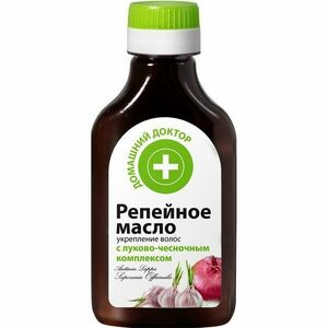 HealthNA Lopuchový olej na vlasy, posilující s cibulí a česnekem - 100ml - Domácí doktor obraz