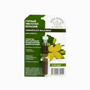Horský vlaštovičník "čistotel" - elixír na bradavice - 3 ml - Herbal Traditions obraz