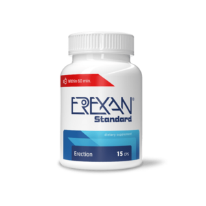 EREXAN Standard pro intimní potřeby mužů v každém věku – 15 kapslí obraz
