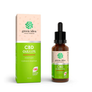 CBD olej 10 % 10 ml - Green idea obraz