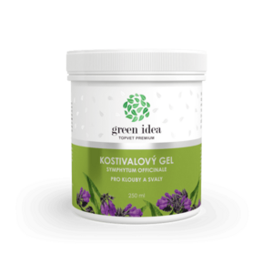 Kostivalový masážní gel 250 ml - Green idea obraz