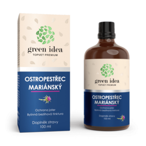 Ostropestřec - bezlihová tinktura 100 ml - Green idea obraz