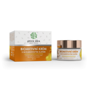 Bioaktivní krém s 24 karátovým zlatem 50 ml - Green idea obraz