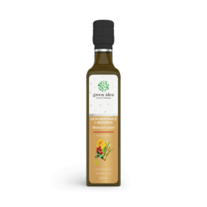 Lichořeřišnice+brusinka sirup - třtinový 250 ml - Green idea obraz