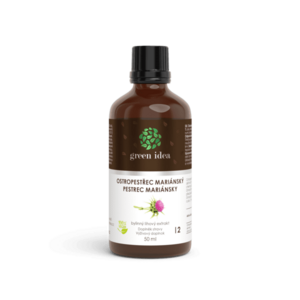 Ostropestřec tinktura - kapky 50 ml - Green idea obraz
