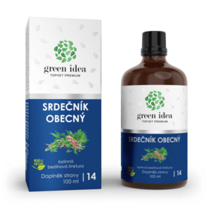 Srdečník - bezlihová tinktura 100 ml - Green idea obraz