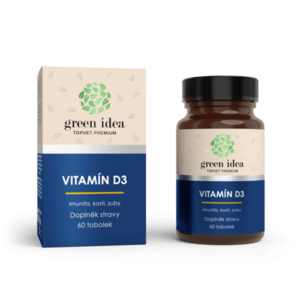 VITAMÍN D3 - tobolky 60 ks - Green idea obraz