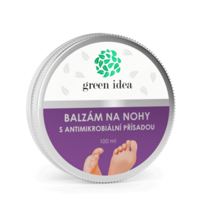 Balzám na nohy s antimikrobiální přísadou 100 ml - Green idea obraz