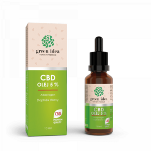 CBD olej 5 % 10 ml - Green idea obraz