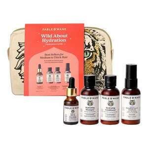 FABLE & MANE - Wild About Hydration - Hydratační set rutinní péče, středně husté až husté vlasy obraz