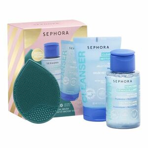 SEPHORA COLLECTION - MINI KIT DE NETTOYAGE VISAGE - Sada na čištění obličeje + 1 doplněk obraz