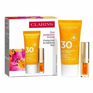 CLARINS - Duo Protection Solaire SPF30 & Lip Comfort Oil - Opalovací krém a olej na rty obraz