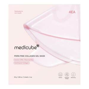 MEDICUBE - PDRN Pink Collagen Gel Mask - Hydratační a regenerační gelová maska na obličej obraz