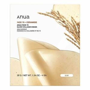 ANUA THE FOUNDERS - Rice 70 Glow Collagen Mask - Kolagenová hydrogelová maska dokonalou hydrataci obraz