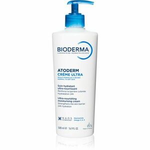 Bioderma Atoderm Créme Ultra vyživující tělový krém pro normální až suchou citlivou pokožku bez parfemace 500 ml obraz