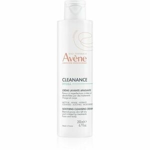 Avène Cleanance Hydra zklidňující čisticí krém pro pleť vysušenou a podrážděnou léčbou akné 200 ml obraz