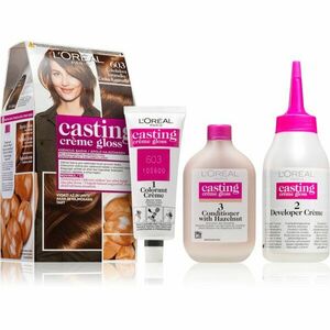 L’Oréal Paris Casting Creme Gloss barva na vlasy odstín 603 Chocolate Caramel 1 ks obraz