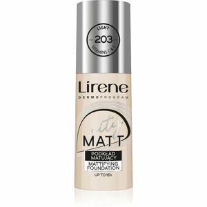 Lirene City Matt matující fluidní make-up s vyhlazujícím efektem odstín 203 Light 30 ml obraz