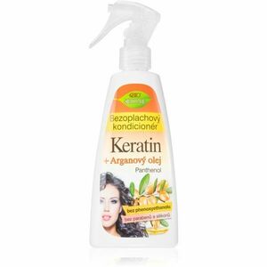 Bione Cosmetics Keratin + Arganový olej bezoplachový kondicionér ve spreji 260 ml obraz
