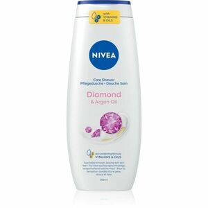 NIVEA Diamond & Argan Oil pečující sprchový gel 500 ml obraz