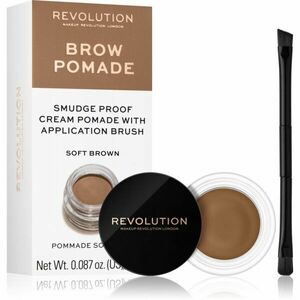 Revolution Brow Pomade pomáda na obočí odstín Soft Brown 2.5 g obraz