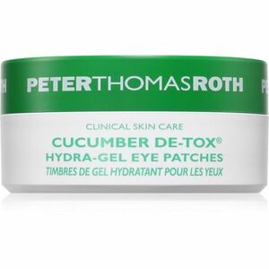 Peter Thomas Roth Cucumber De-Tox Hydra-Gel Eye Patches hydratační gelová maska na oči 60 ks obraz